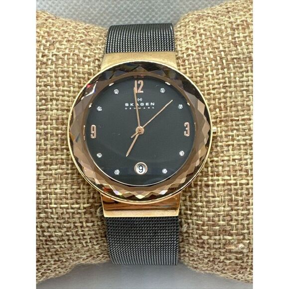 Skagen SKW2120 Women's Gray Stainless Steel Mesh Analog Dial Quartz Watch JNA907 - Picture 1 of 11